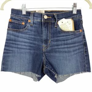 Levi’s High Rise Denim Shorts Size 00/24 Blue